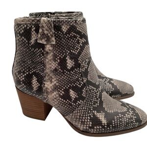 Carlos Santana snake print Size 9.5 M‎ Brown Western Boots